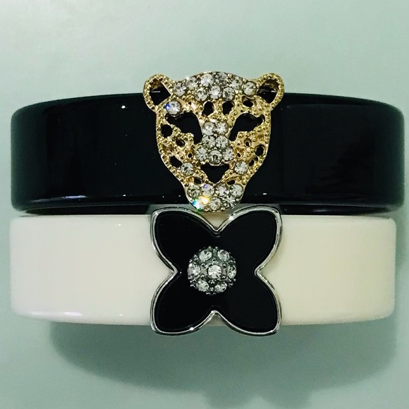 Chunky Fashion Bracelets (pair) - Picture 2 of 3